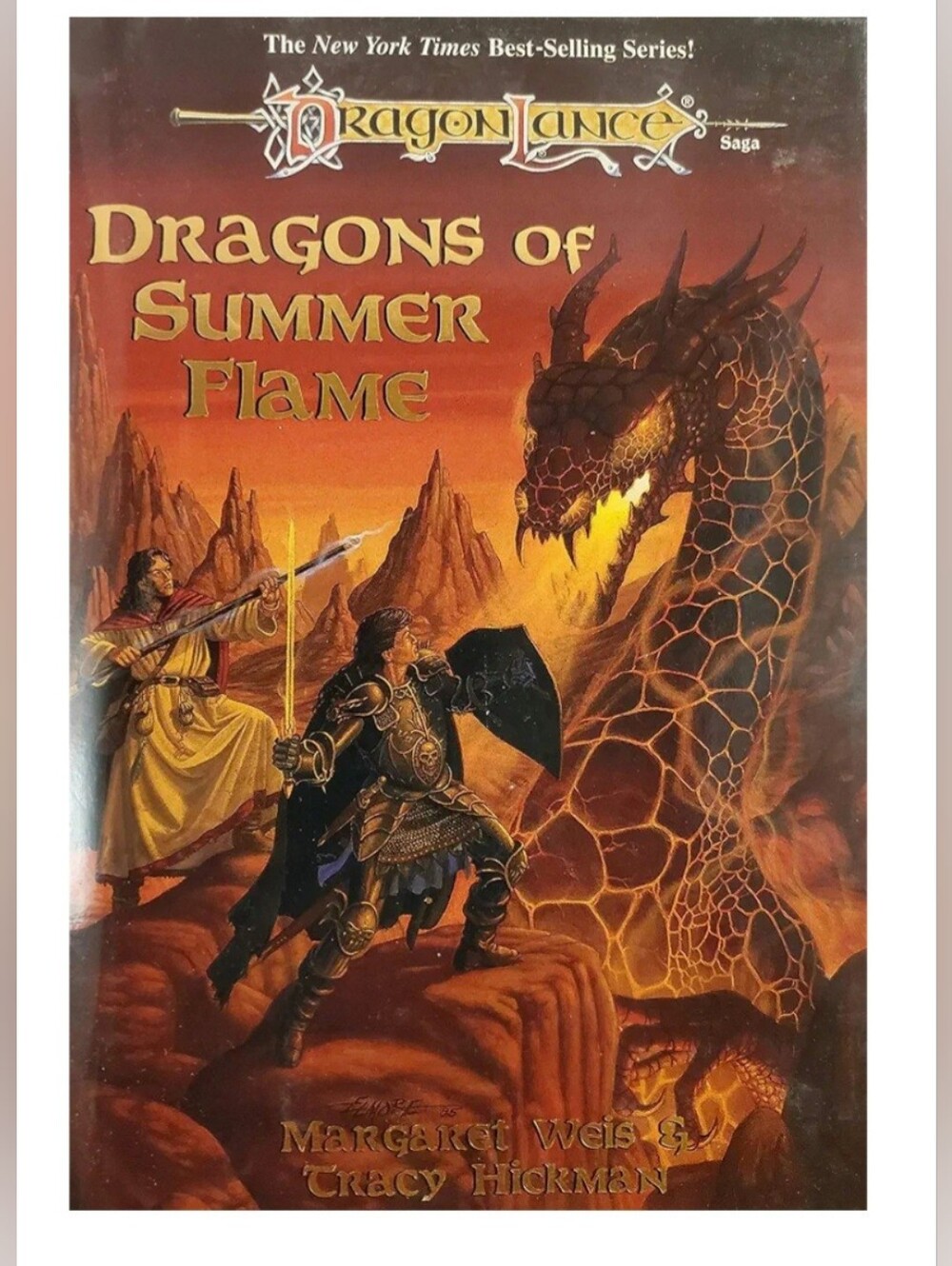 DRAGONS OF Summer Flame - Book 5 Of 5: Dragonlannce Chronicles HARDCOVER